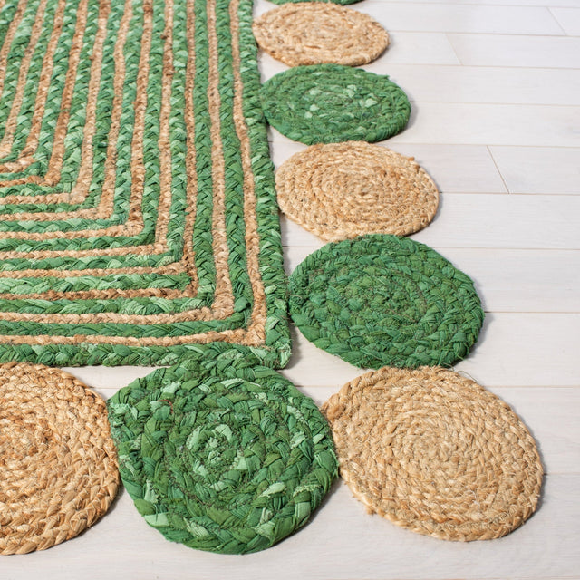 Safavieh Cape Cod Cap201Y Green/Natural Rug - Safavieh - cap201y - 4r