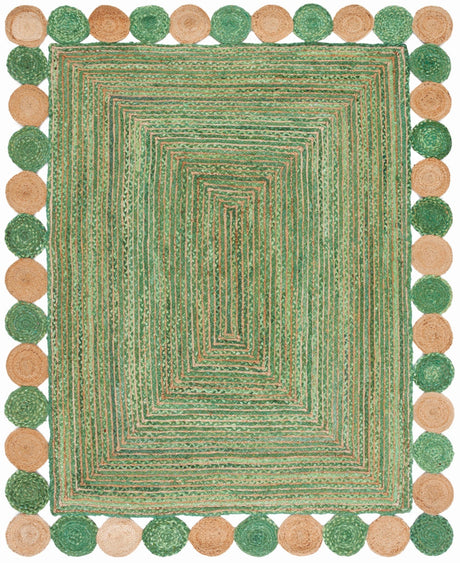 Safavieh Cape Cod Cap201Y Green/Natural Rug - Safavieh - cap201y - 4r