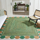 Safavieh Cape Cod Cap201Y Green/Natural Rug - Safavieh - cap201y - 4r