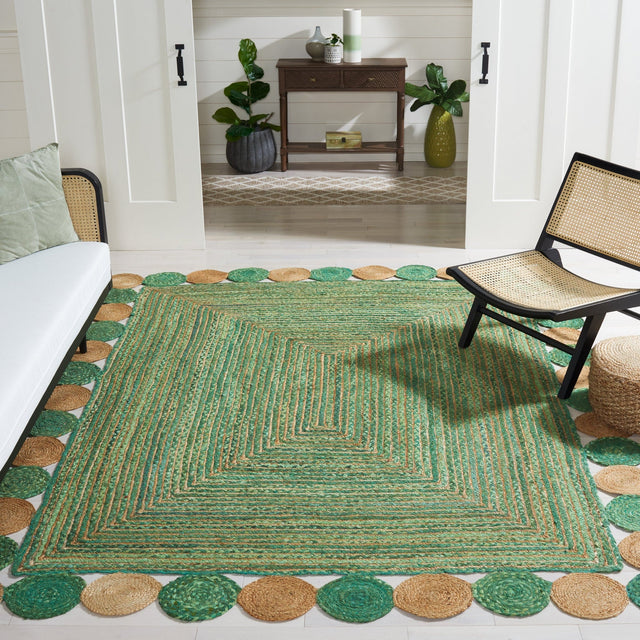 Safavieh Cape Cod Cap201Y Green/Natural Rug - Safavieh - cap201y - 4r