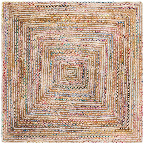 Safavieh Cape Cod Cap202B Beige/Multi Rug - cap202b-4sq