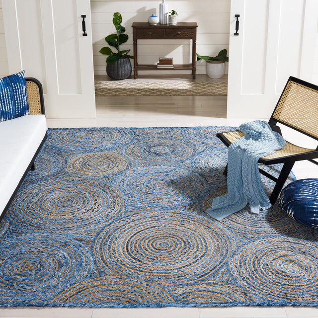 Safavieh Cape Cod Cap203M Blue/Natural Rug - Safavieh - cap203m - 28