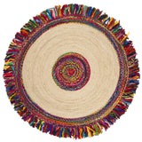 Safavieh Cape Cod 5'-0" x 5'-0" Rug in Ivory / Red