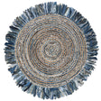 Safavieh Cape Cod Cap206D Ivory/Denim Rug - Safavieh - cap206d - 7r