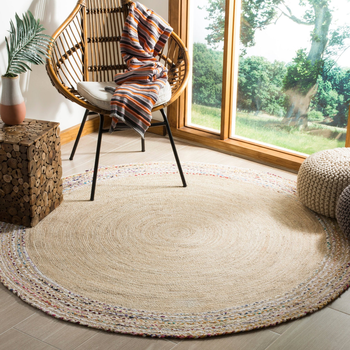 Safavieh Cape Cod Cap207B Ivory/Light Beige Rug - Safavieh - cap207b - 7r