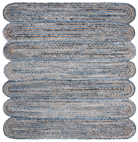 Safavieh Cape Cod Cap208L Blue / Natural Rugs - Safavieh - cap208l - 6sq