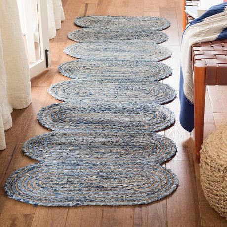 Safavieh Cape Cod Cap208L Blue / Natural Rugs - Safavieh - cap208l - 6sq