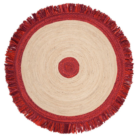 Safavieh Cape Cod Cap212Q Red/Natural Rugs - Safavieh - cap212q - 3r