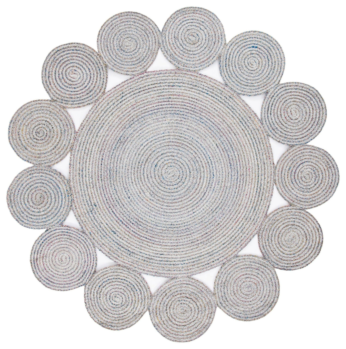 Safavieh Cape Cod Cap230F Grey/Pink Rugs - Safavieh - cap230f - 3r