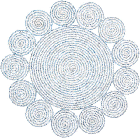 Safavieh Cape Cod Cap230M Blue/Ivory Rugs - Safavieh - cap230m - 3r