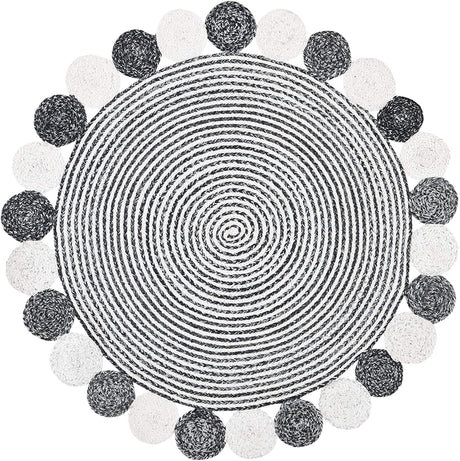 Safavieh Cape Cod Cap231H Charcoal/Ivory Rugs - Safavieh - cap231h - 3r