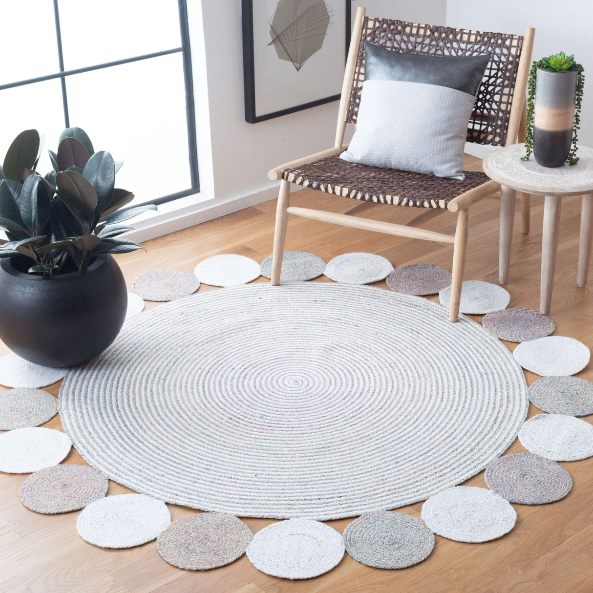 Safavieh Cape Cod Cap231U Pink/Ivory Rugs - Safavieh - cap231u - 3r