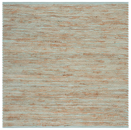 Safavieh Cape Cod 6'-0" x 6'-0" Rug in Turquoise / Natural