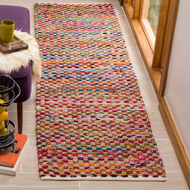 Safavieh Cape Cod Cap302A Natural / Multi Rugs - Safavieh - cap302a - 6sq