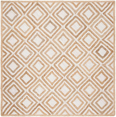 Safavieh Cape Cod Cap304A Natural / Ivory Rugs - Safavieh - cap304a - 6sq