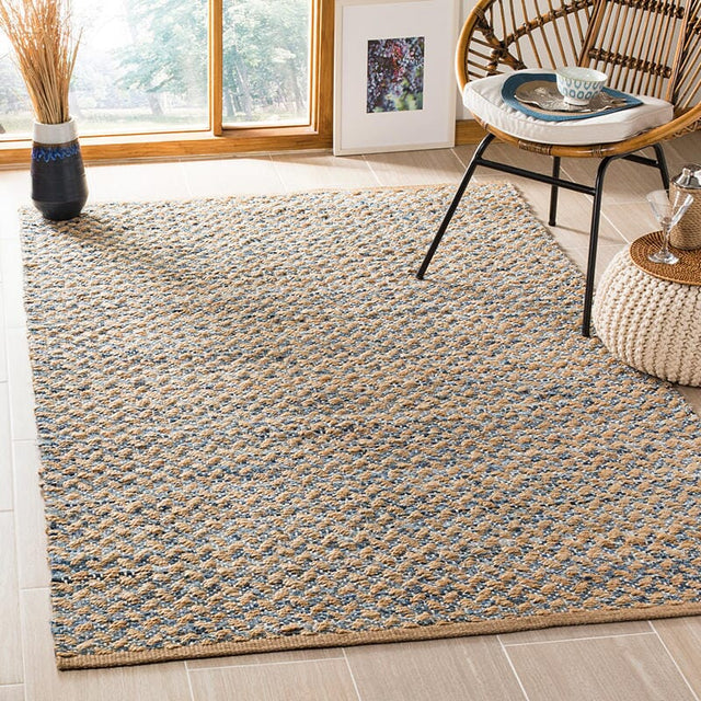 Safavieh Cape Cod Cap305M Blue / Natural Rugs - Safavieh - cap305m - 3