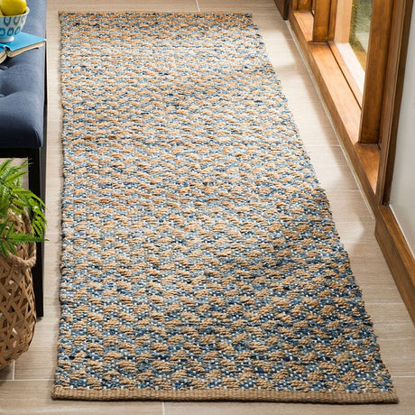 Safavieh Cape Cod Cap305M Blue / Natural Rugs - Safavieh - cap305m - 6sq