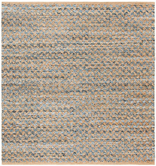 Safavieh Cape Cod Cap305M Blue / Natural Rugs - Safavieh - cap305m - 6sq