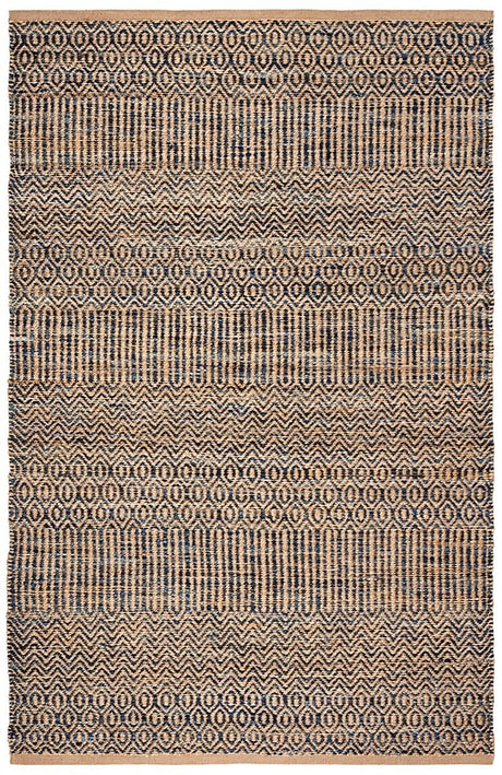 Safavieh Cape Cod Cap309N Navy / Natural Rugs - Safavieh - cap309n - 3