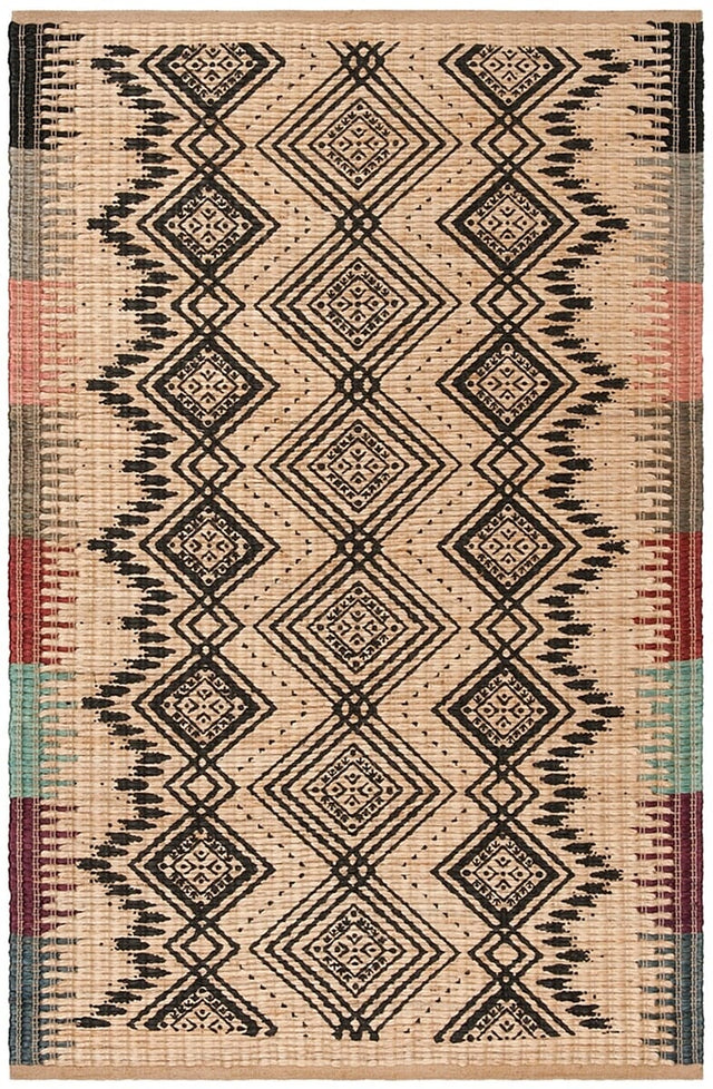 Safavieh Cape Cod Cap310B Natural / Black Rugs - Safavieh - cap310b - 3