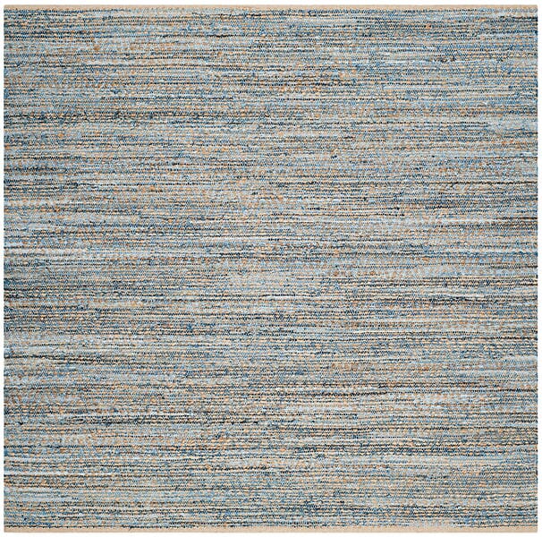 Safavieh Cape Cod Cap350A Natural / Blue Rugs - Safavieh - cap350a - 6sq