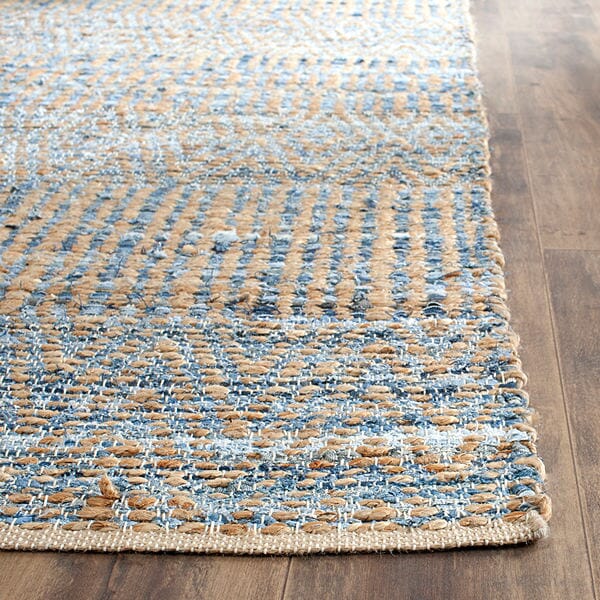 Safavieh Cape Cod Cap353A Natural / Blue Rugs - Safavieh - cap353a - 2