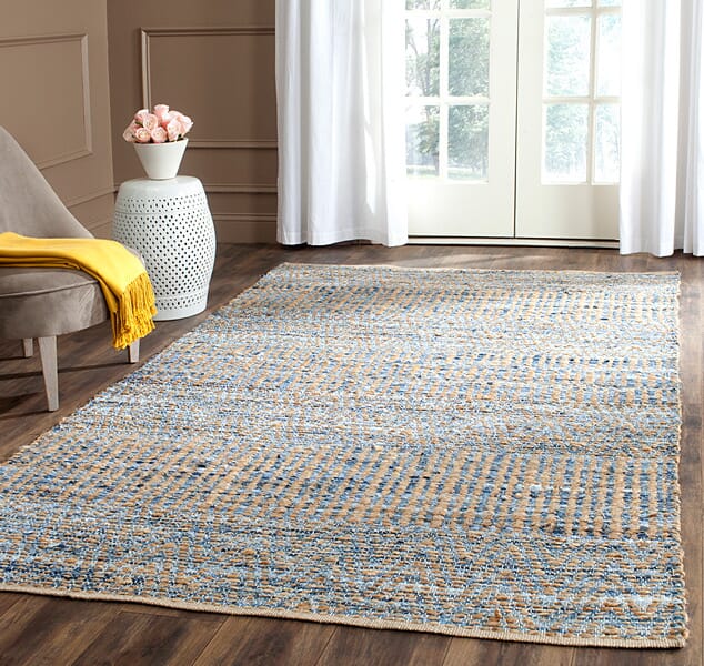 Safavieh Cape Cod Cap353A Natural / Blue Rugs - Safavieh - cap353a - 2