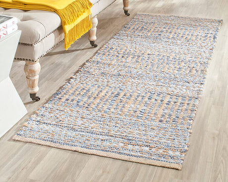 Safavieh Cape Cod Cap353A Natural / Blue Rugs - Safavieh - cap353a - 6sq