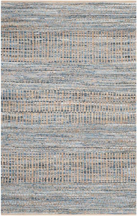 Safavieh Cape Cod Cap353A Natural / Blue Rugs - Safavieh - cap353a - 6sq