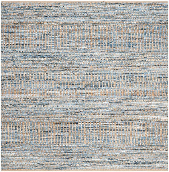 Safavieh Cape Cod Cap353A Natural / Blue Rugs - Safavieh - cap353a - 6sq