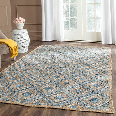 Safavieh Cape Cod Cap354A Natural / Blue Rugs - Safavieh - cap354a - 2