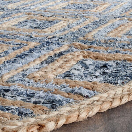 Safavieh Cape Cod Cap354A Natural / Blue Rugs - Safavieh - cap354a - 2