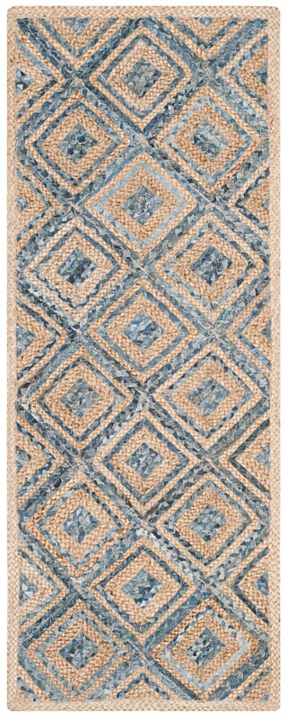 Safavieh Cape Cod Cap354A Natural / Blue Rugs - Safavieh - cap354a - 210