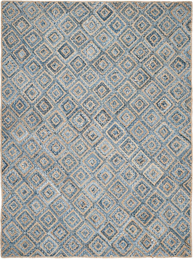 Safavieh Cape Cod Cap354A Natural / Blue Rugs - Safavieh - cap354a - 6r