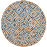 Safavieh Cape Cod Cap354A Natural / Blue Rugs - Safavieh - cap354a - 6r
