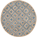 Safavieh Cape Cod Cap354A Natural / Blue Rugs - Safavieh - cap354a - 8r