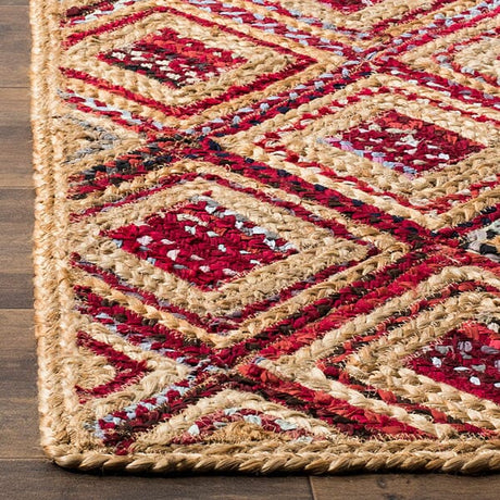 Safavieh Cape Cod Cap354B Natural / Red Rugs - Safavieh - cap354b - 2