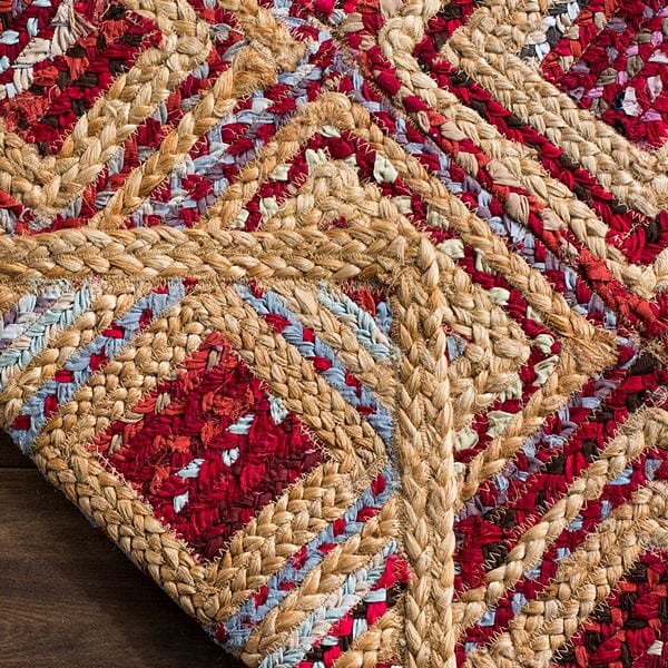 Safavieh Cape Cod Cap354B Natural / Red Rugs - Safavieh - cap354b - 2