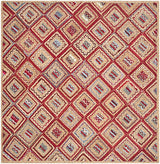 Safavieh Cape Cod Cap354B Natural / Red Rugs - Safavieh - cap354b - 6sq