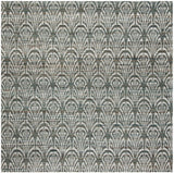 Safavieh Cape Cod Cap501A Slate / Ivory Rugs - Safavieh - cap501a - 6sq