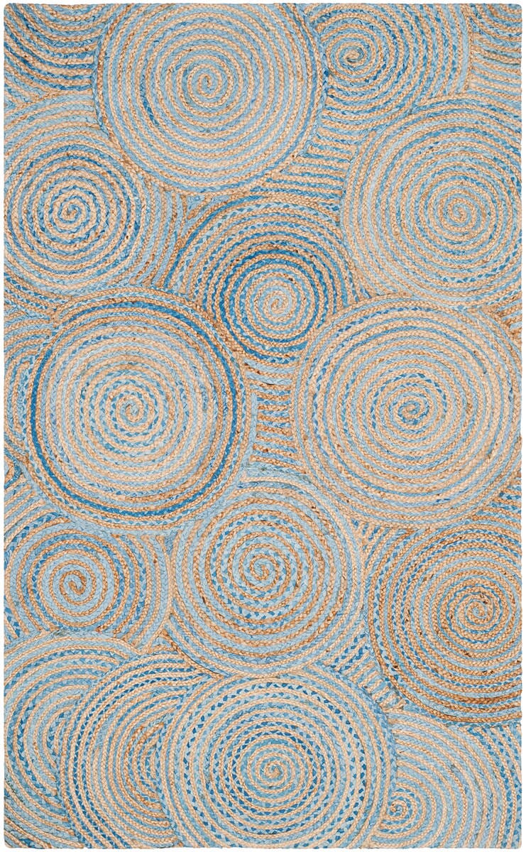 Safavieh Cape Cod Cap602A Natural / Blue Rugs - Safavieh - cap602a - 3