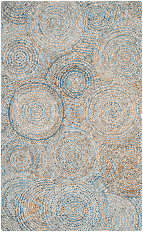 Safavieh Cape Cod Cap602A Natural / Blue Rugs - Safavieh - cap602a - 3