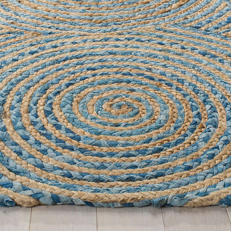 Safavieh Cape Cod Cap602A Natural / Blue Rugs - Safavieh - cap602a - 3