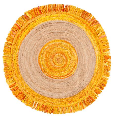 Safavieh Cape Cod 5'-0" x 5'-0" Rug in Gold / Natural