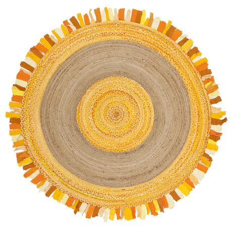 Safavieh Cape Cod 6'-0" x 6'-0" Rug in Gold / Natural