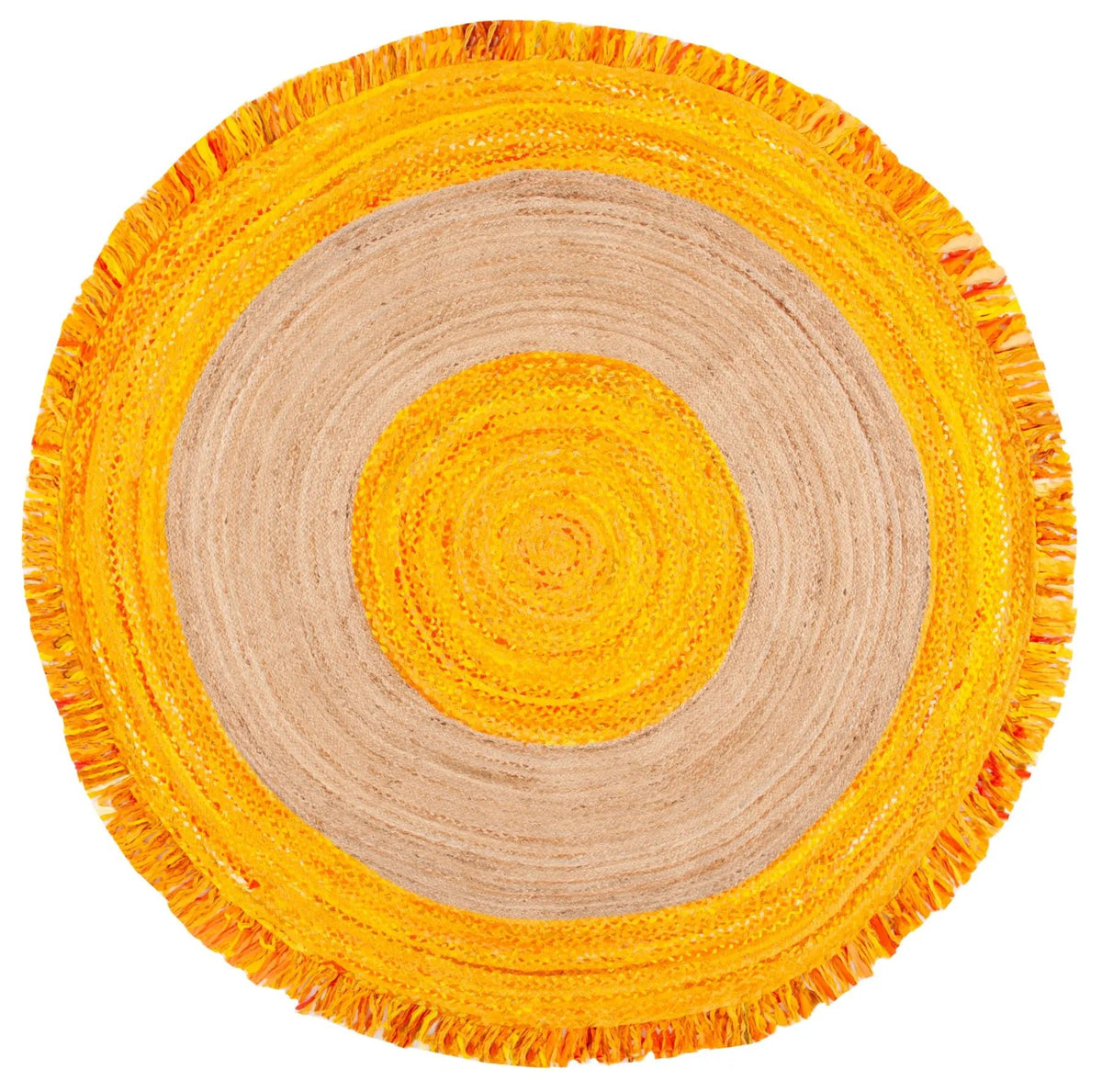 Safavieh Cape Cod 7'-0" x 7'-0" Rug in Gold / Natural