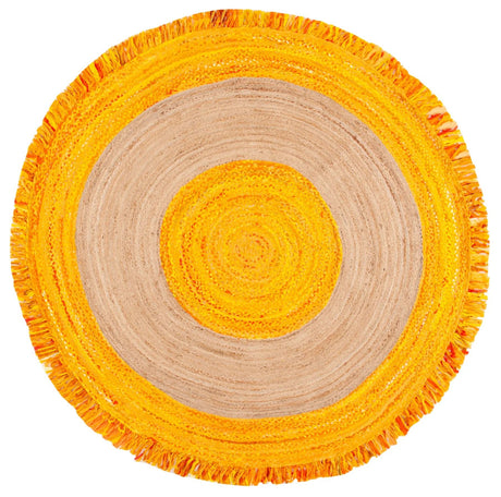 Safavieh Cape Cod 7'-0" x 7'-0" Rug in Gold / Natural