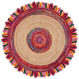 Safavieh Cape Cod 5'-0" x 5'-0" Rug in Multi / Natural