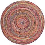 Safavieh Cape Cod 5'-0" x 5'-0" Rug in Red / Multi