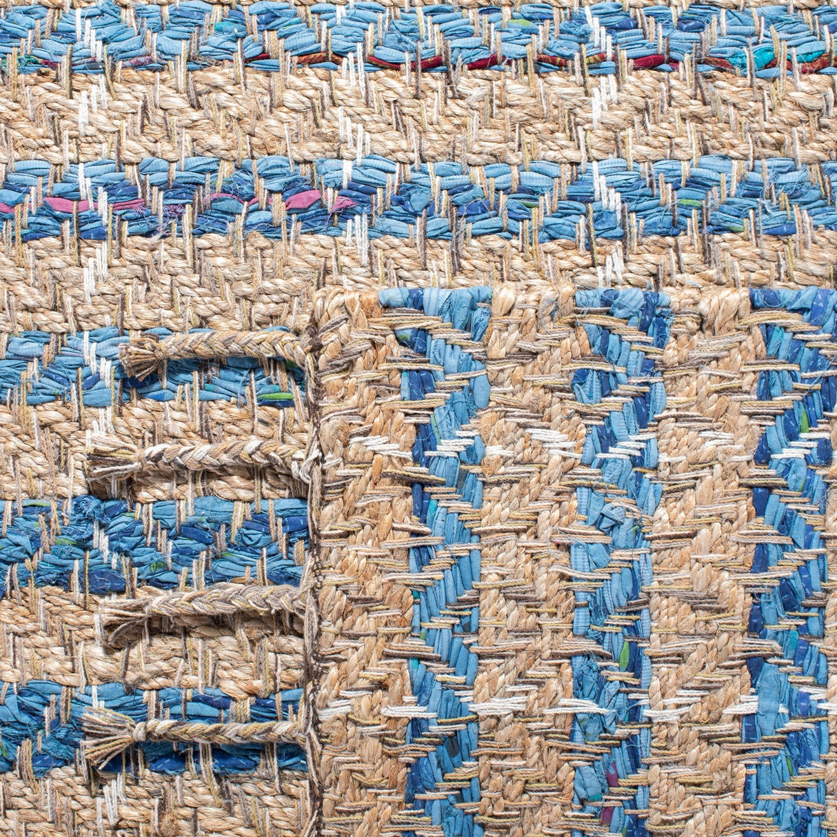 Safavieh Cape Cod Cap844M Blue/Natural Rugs - Safavieh - cap844m - 3